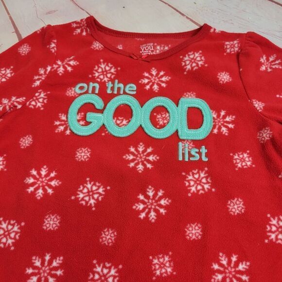 Carter's Christmas nightgown 5T - Picture 2 of 5